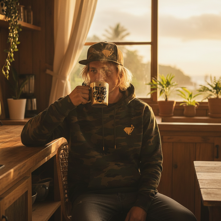 Richie Diamonds™ Fresh Stacks Daily Gold Coffee Mug
