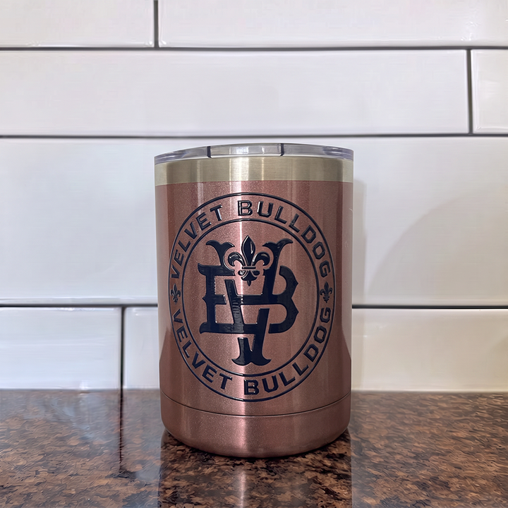 Velvet Bulldog™ 12oz Coffee Mug With Handle Rose Gold (Hot and Cold)