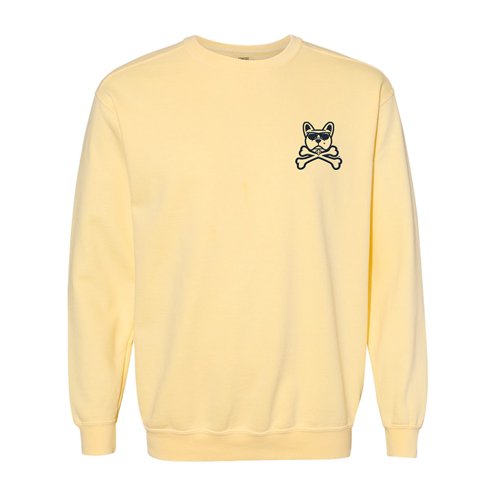 Velvet Bulldog Bones Logo Crewneck Sweatshirt