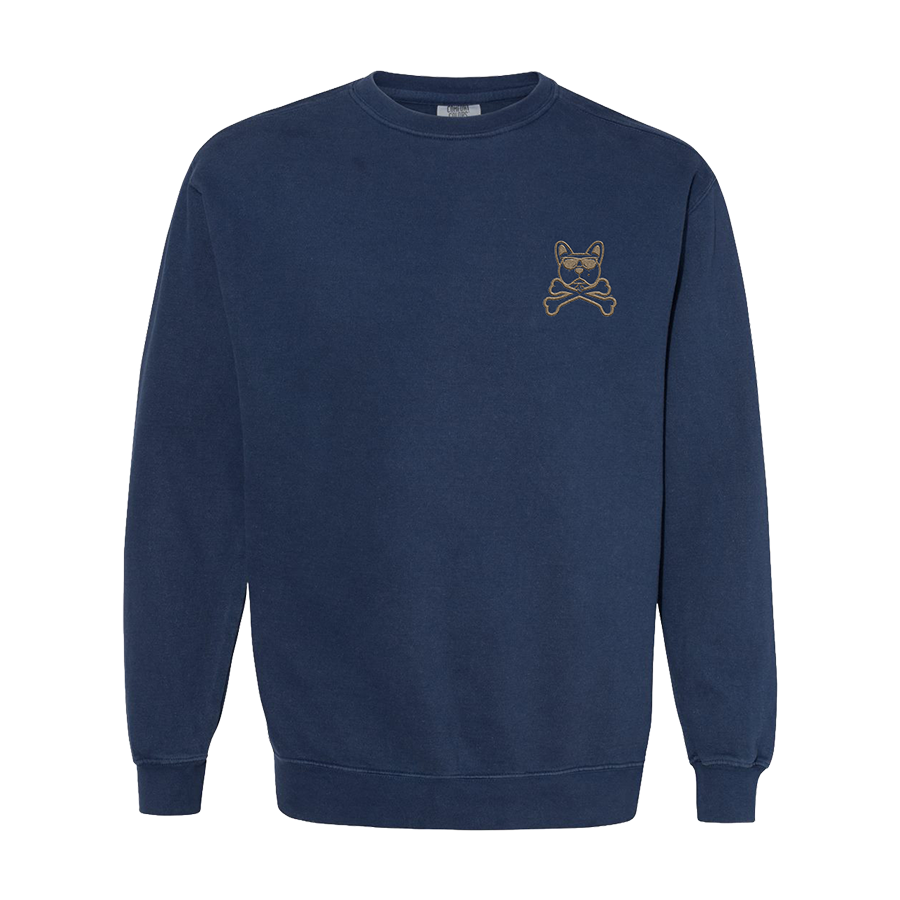 Velvet Bulldog Bones Logo Crewneck Sweatshirt