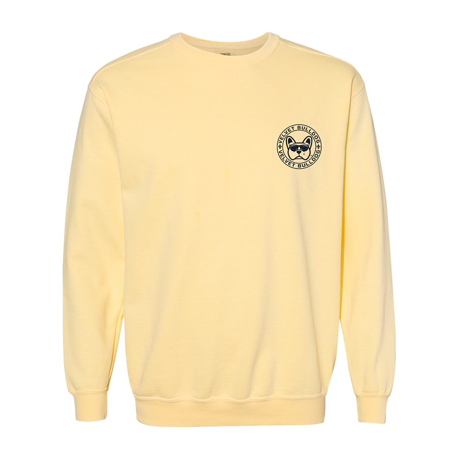 Velvet Bulldog Circle Logo Crewneck Sweatshirt